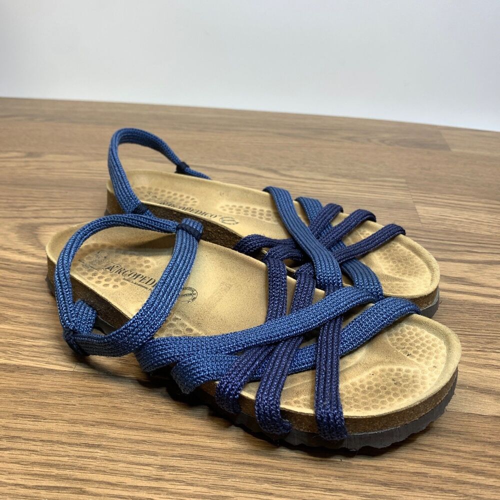 Arcopedico Salco, BLUE, Strappy  Sandal, Size US 10.5 to 11,‎ EU 42